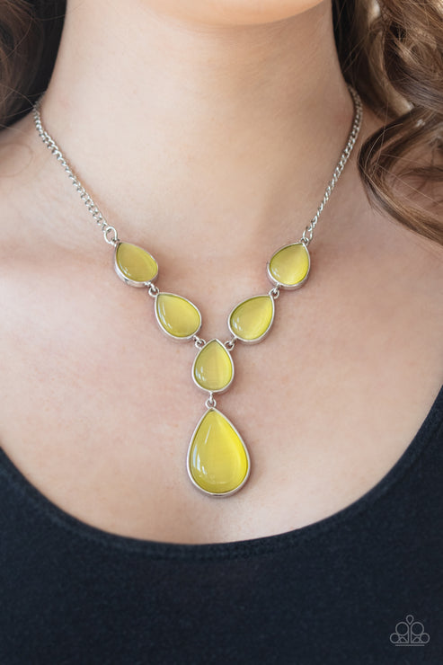 Dewy Decadence - Yellow ♥ Necklace - Gtdazzlequeen